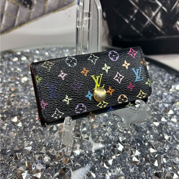 Louis Vuitton Accessories - Louis Vuitton x Takashi Murakami Monogram Multicolore Multicles 4 Key Holder